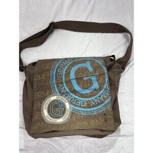 Robin Ruth Messenger Bag Germany Brown Laptop Souvenir Travel Man Bag Canvas
